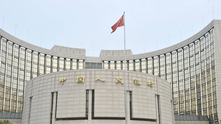 Das Epizentrum des Börsenbebens: Die Zentrale der chinesischen Zentralbank in Peking.