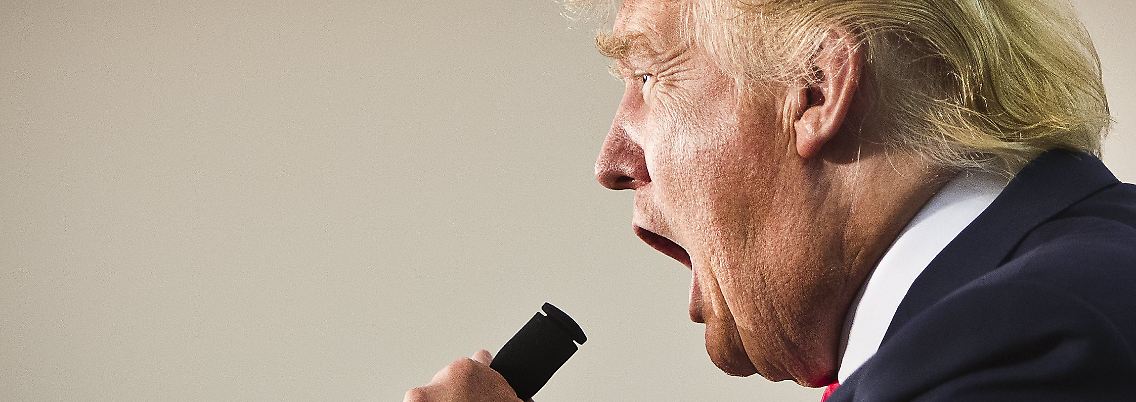 Trump macht immer wieder mit markigen Worten auf sich aufmerksam - und führt das Feld der republikanischen Bewerber an.