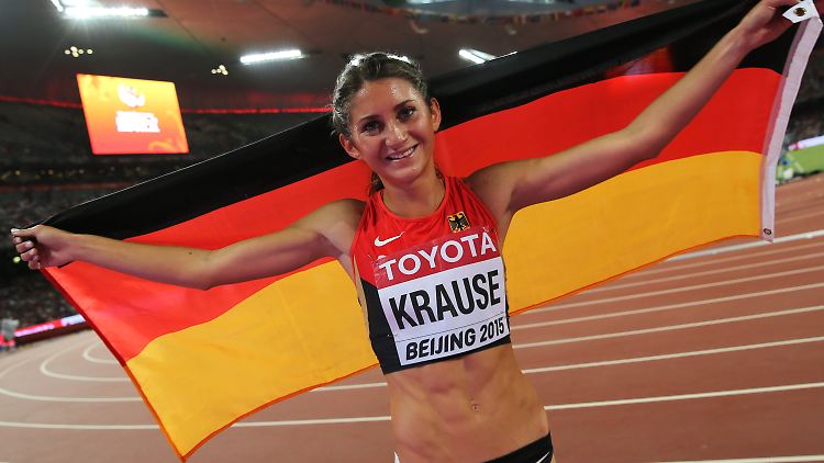 Überraschung in Bronze: Gesa Felicitas Krause beendete in Peking eine lange deutsche Medaillendurststrecke in den Laufdisziplinen.