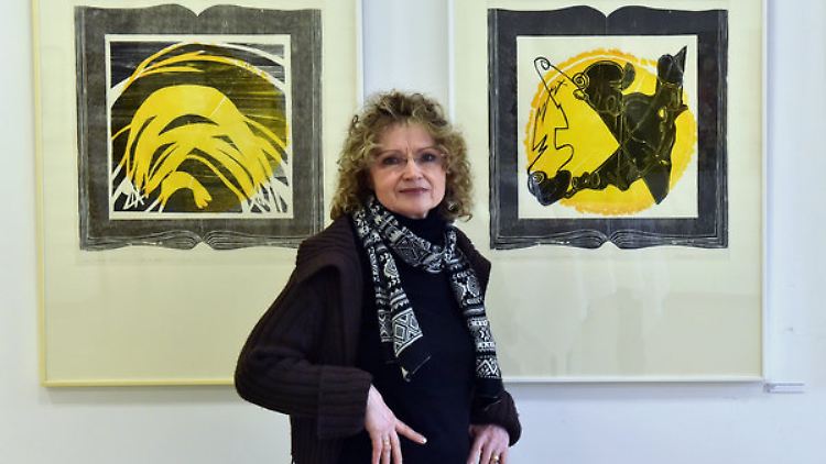 Erika Zuchold betätigte sich zuletzt als Malerin.