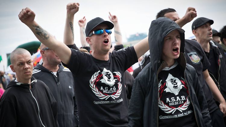 Rechtsextremer Hogesa-Protest in Berlin