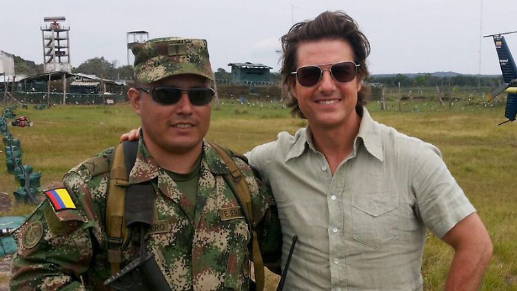 Tom Cruise recherchierte für seinen Film beim kolumbianischen Militär.