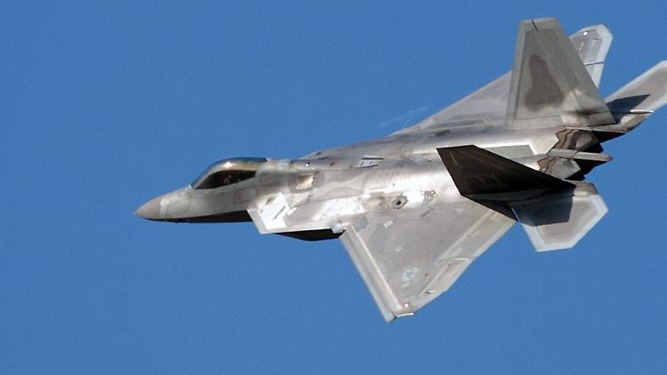 Eine F-22 der US-Luftwaffe.