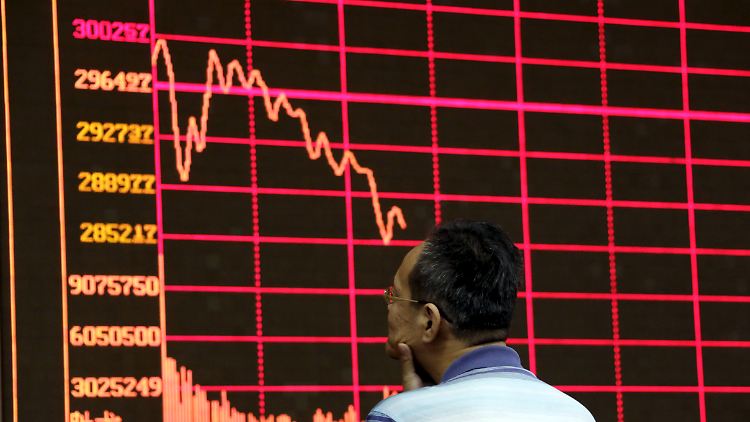 Im Zuge des Börsencrashs wurden in China Milliarden vernichtet. 