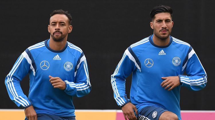 Emre Can (r.) darf gegen Polen als Rechtsverteidiger in der DFB-Elf ran.