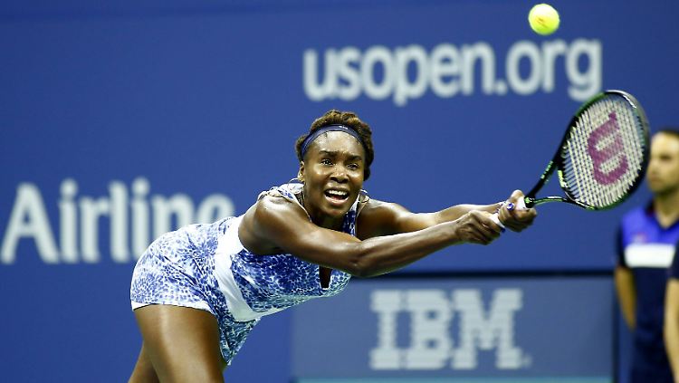 Venus Williams steht erstmals seit fünf Jahren wieder im Achtelfinale der US Open.