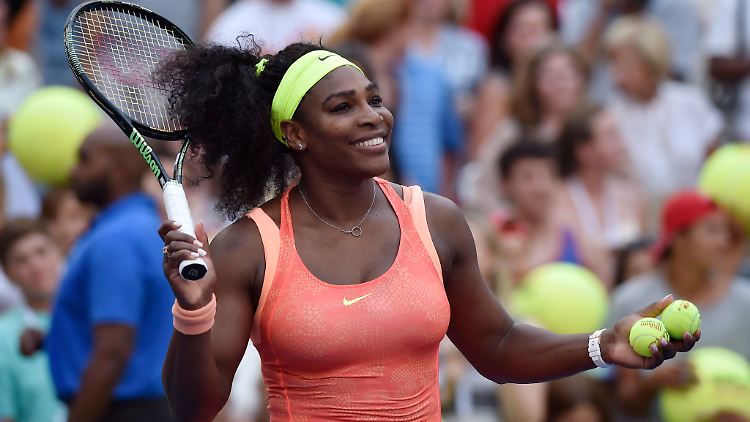 Serena Williams schlägt Madison Keys und steht damit im Viertelfinale der US-Open.