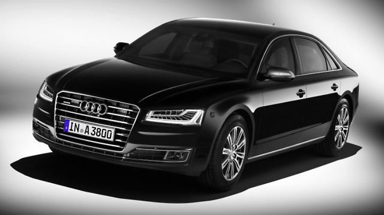 Sichere Wahl: der Audi A8 L Security.
