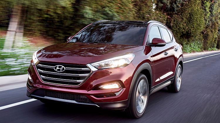 SUVs werden bei den Deutschen immer beliebter. Hier ein Foto von dem Hyundai Tucson.