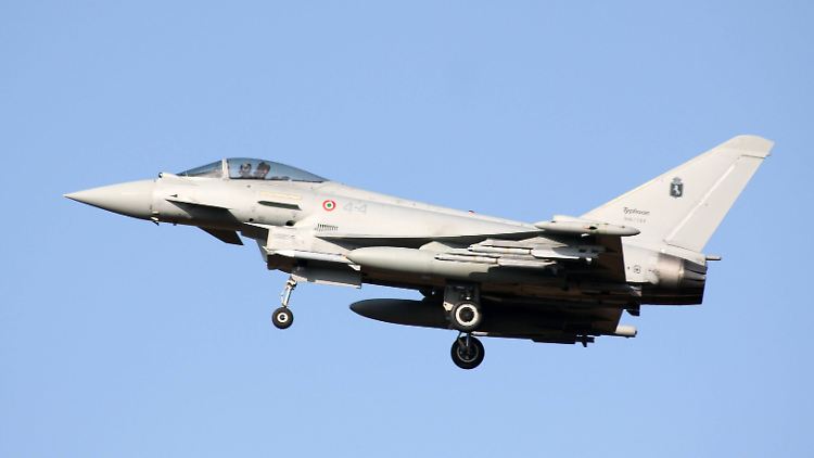 Eurofighter Typhoon der italienischen Luftwaffe.