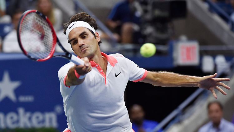 Federer führt 21:20 gegen Djokovic.