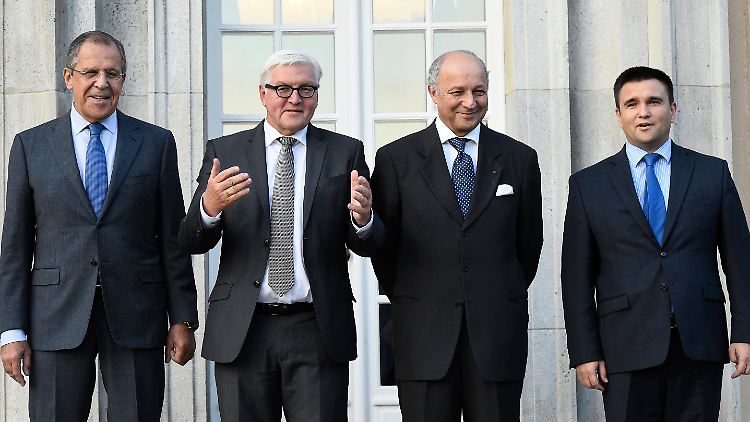Das Treffen diente der Vorbereitung des Ukraine-Gipfels Anfang Oktober in Paris.