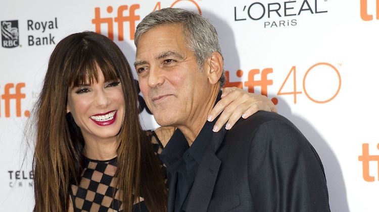 Ein gutes Team: Sandra Bullock und George Clooney.