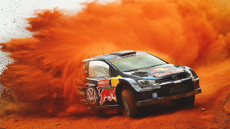 Nicht nur ein spektakulärer Sieg, sondern auch spektakuläre Bilder entstehen beim Rennen von Sebastien Ogier.