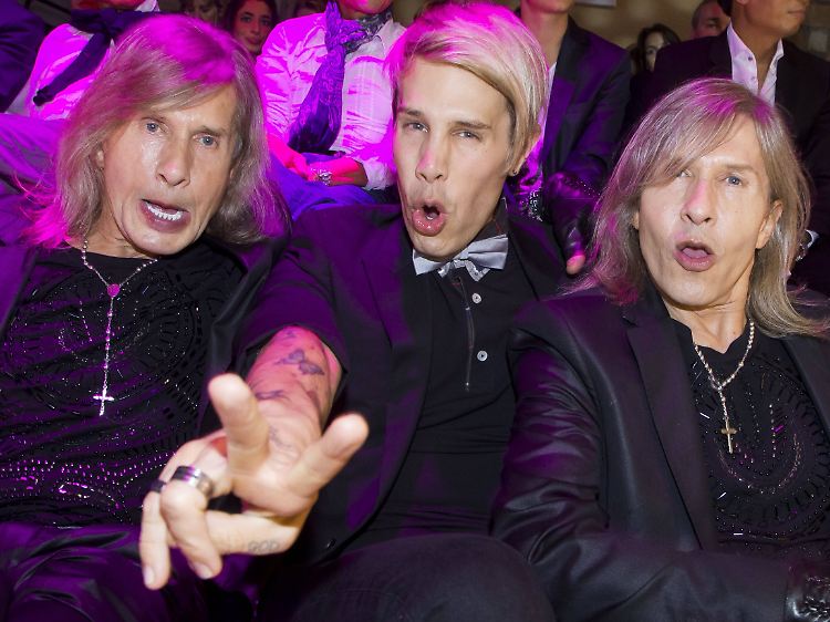 Der Apfel fällt nicht weit vom Stamm: Florian Wess mit seinem Vater Arnold (l.) und seinem Onkel Oskar.