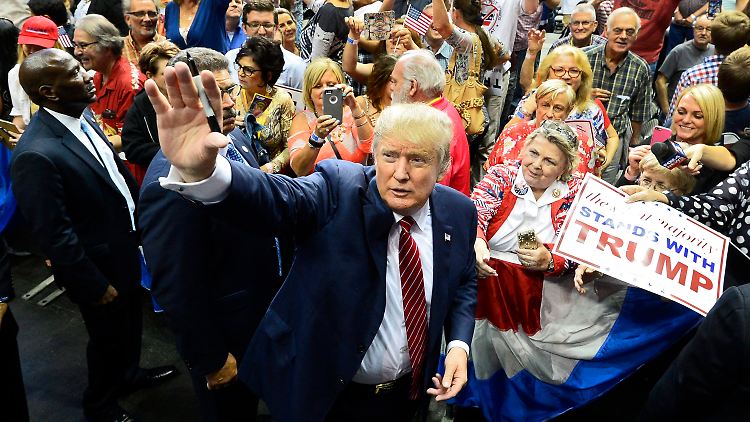 Donald Trump garantiert volle Säle - und gute Einschaltquoten.