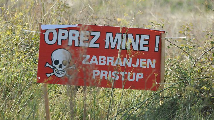 Die Kroaten kennen das Problem der Landminen. Ausländer sollten sich informieren.