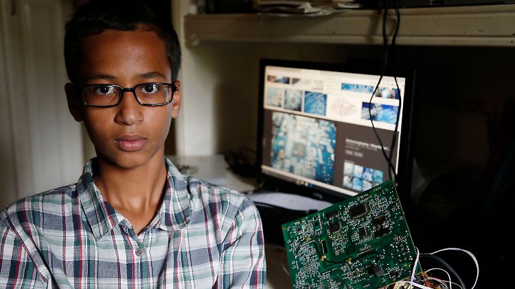 Ahmed Mohamed bastelt leidenschaftlich gerne.