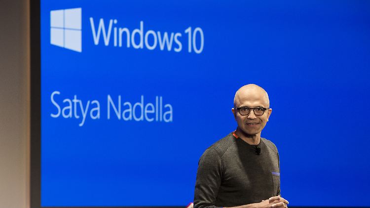 Microsoft-Chef Nadella. 