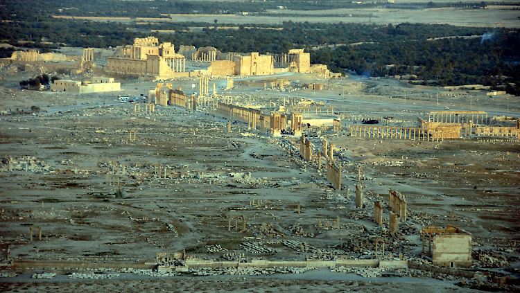 Die antike syrische Oasenstadt Palmyra mit dem weltberühmten Baal-Tempel wurde zuletzt Ziel des IS.