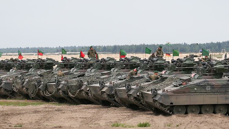 Auch deutsche Soldaten beteiligten sich im Juni an der ersten Übung zur Verlegung der Nato-Speerspitze, hier in Polen.
