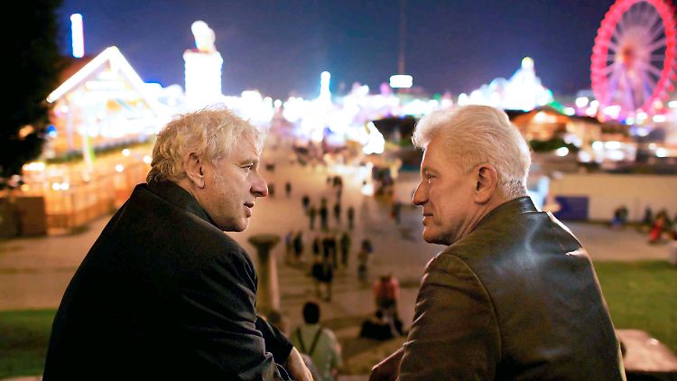 Können die Wiesn nicht so wirklich genießen: Batic und Leitmayr.