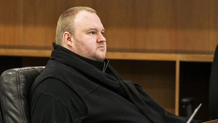 Ernste Miene bei der Anhörung im Gerichtssaal: Kim Dotcom droht die Auslieferung in die USA.