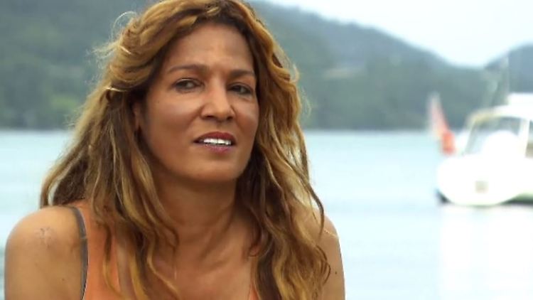 Wirkt seltsam ungesund: Nadja abd el Farrag im RTL-Interview.