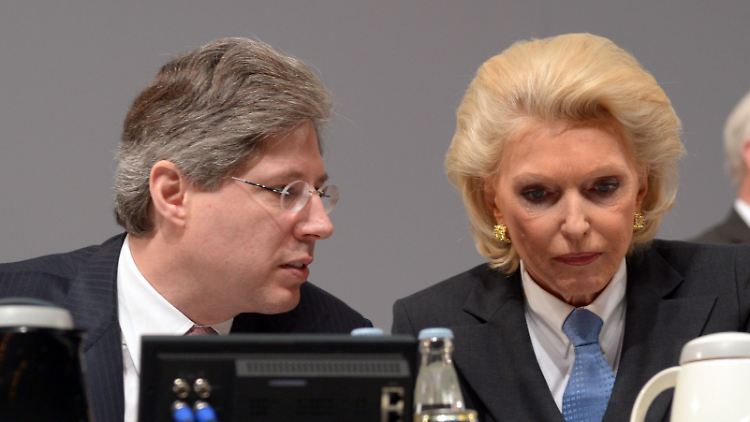Der Gesellschafter der Schaeffler Gruppe: Georg F. W. Schaeffler und  Maria-Elisabeth Schaeffler-Thumann - seine Mutter.
