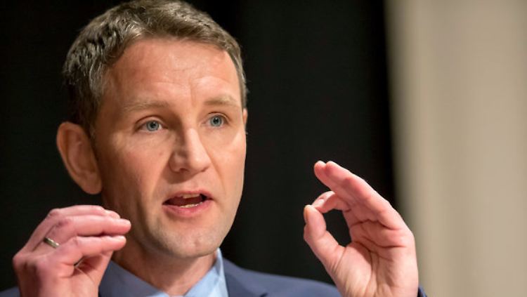 Björn Höcke war einer der Redner auf der Demo.