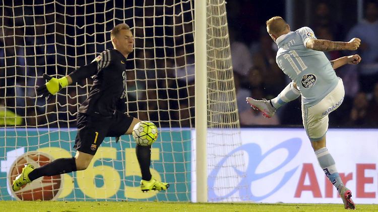 Nicht zum ersten Mal in dieser Saison kassierte Barcelonas Marc-Andre ter Stegen vier Gegentore.