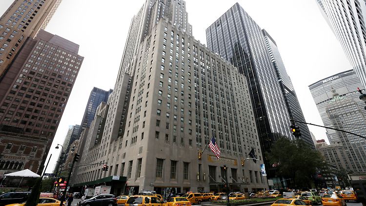 Lange Zeit Herberge für US-Präsidenten: Das Hotel "Waldorf Astoria" in Manhattan.