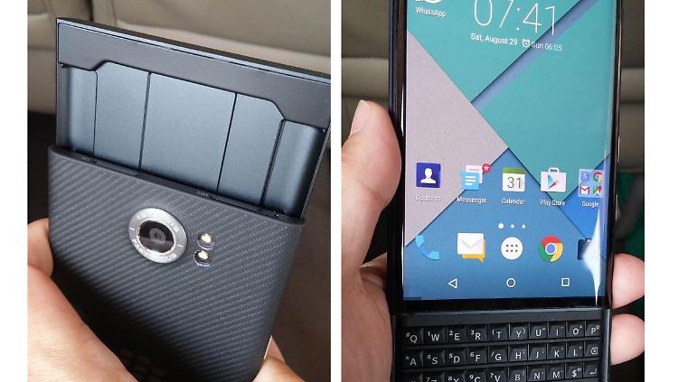 So soll das erste Android-Smartphone von Blackberry aussehen.