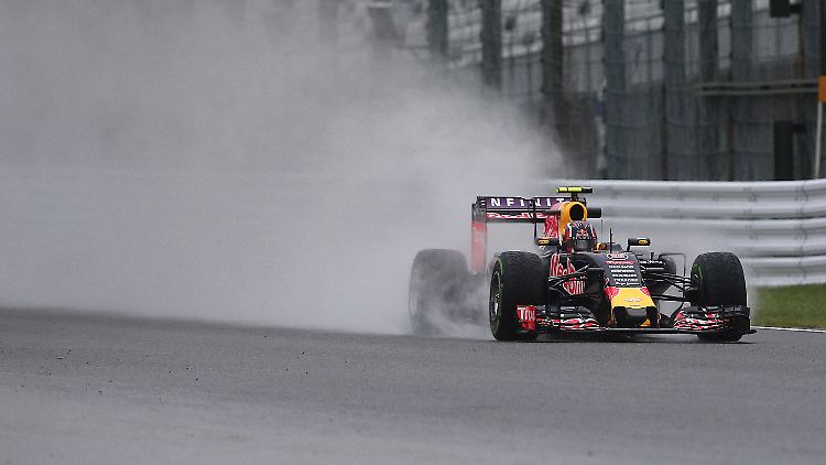 Daniel Kwjat kam im Red Bull mit den Bedingungen am besten zurecht.