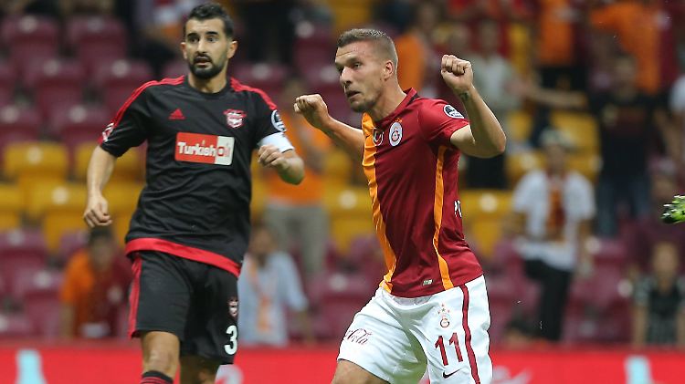 Lukas Podolski erzielte bereits sein drittes Saisontor.