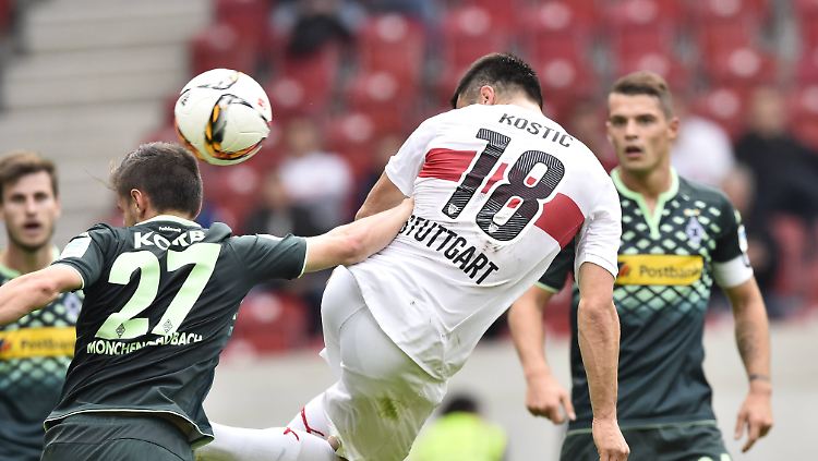 VfB-Stürmer Filip Kostic erlitt im Spiel gegen Gladbach einen Muskelfaserriss.