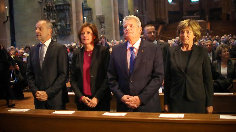 Beim ökumenischen Gottesdienst im Mainzer Dom. 