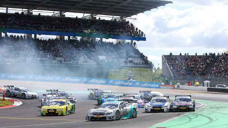 Kaum noch Titelchancen für Audi: Mercedes-Fahrer Pascal Wehrlein liegt nach dem Rennen am Nürburgring klar vorne.