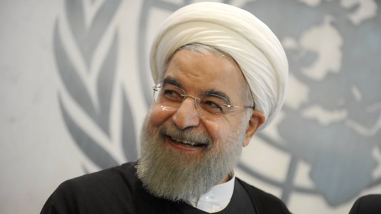 Endet der Atomstreit, enden auch die US-Sanktionen: Hassan Rohani spricht in New York.