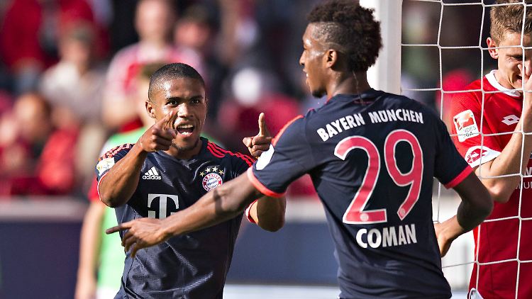 Sie wirbeln, wie es ihnen beliebt: Douglas Costa und Kingsley Coman.