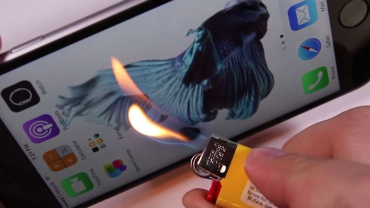 Ist das iPhone 6s sogar feuerfest?