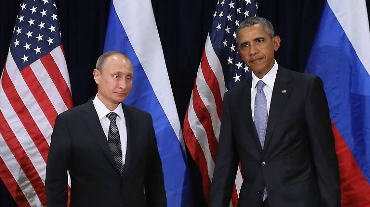 Beziehungen auf dem Tiefpunkt: Die Präsidenten Putin (l.) und Obama bei einem Treffen im Jahr 2015.