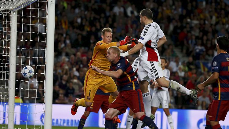 Sieht nicht so richtig gut aus, Marc-André ter Stegen.