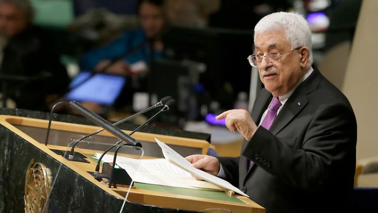 Mahmud Abbas machte seine Position bei den UN deutlich.