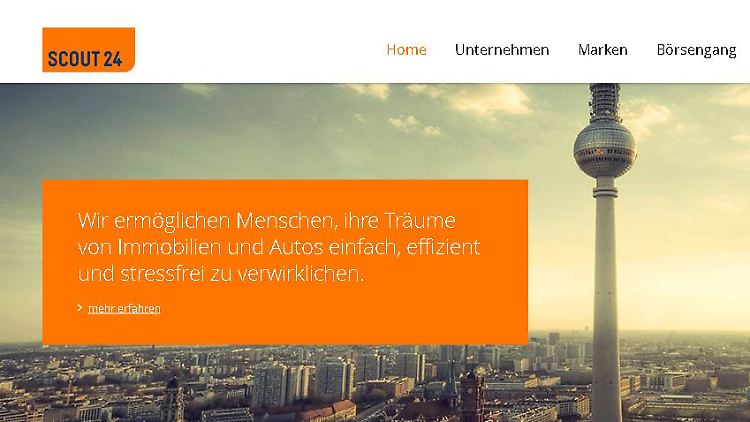 Scout24 betreibt Portale unter anderem für Gebrauchtwagen und -Immobilienanzeigen.
