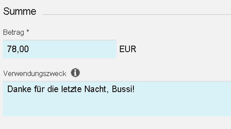 Hauptsache, der Empfänger weiß Bescheid.