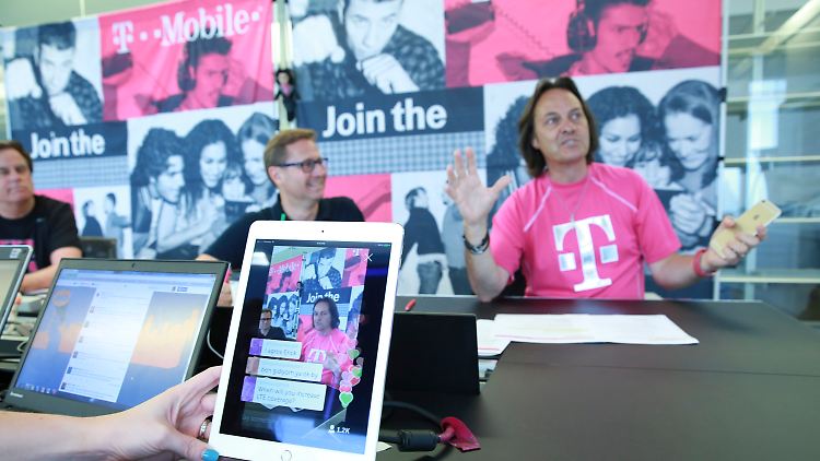T-Mobile-Chef John Legere ist "richtig verärgert".