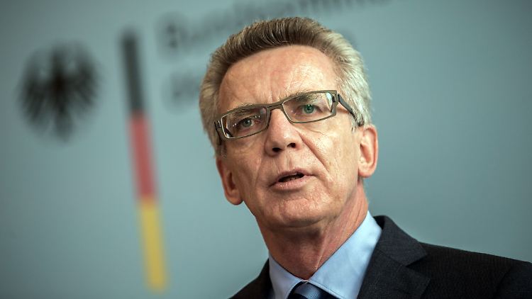 Innenminister Thomas de Maizière