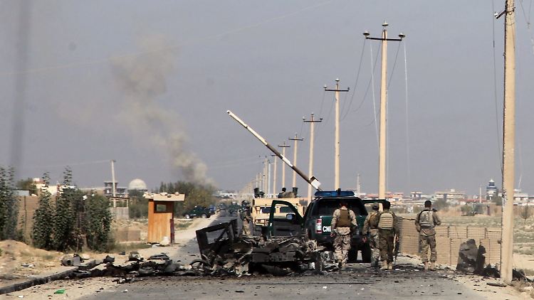 Afghanische Sicherheitskräfte stoßen zum Zentrum von Kundus vor.