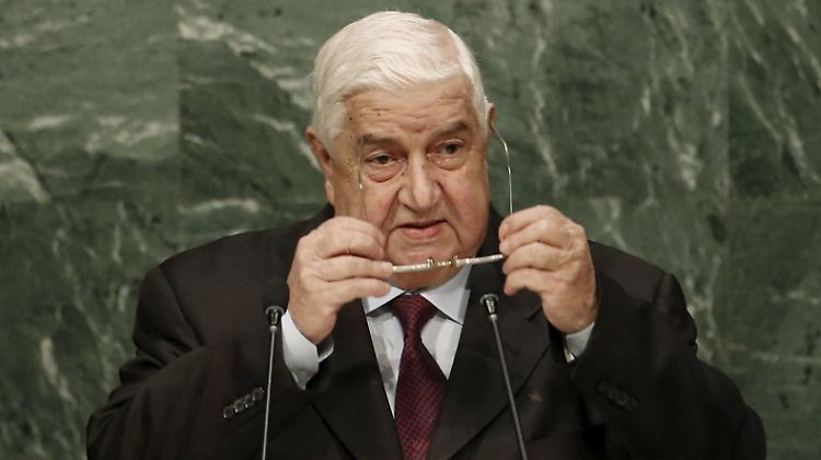 Walid al-Muallim nennt die möglichen Gespräche einen "Austausch von Ideen".